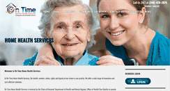 Desktop Screenshot of ontimehomecare.com